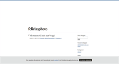 Desktop Screenshot of feliciasphoto.blogg.se