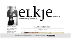 Desktop Screenshot of elkje.blogg.se