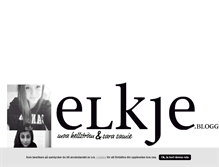 Tablet Screenshot of elkje.blogg.se