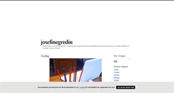 Desktop Screenshot of josefinegredin.blogg.se