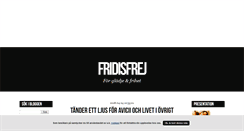 Desktop Screenshot of fridisfrej.blogg.se