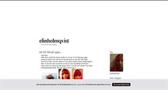 Desktop Screenshot of elinholmqvist.blogg.se