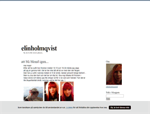 Tablet Screenshot of elinholmqvist.blogg.se