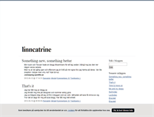 Tablet Screenshot of linncatrine.blogg.se