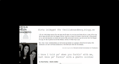 Desktop Screenshot of ceciliahsandberg.blogg.se