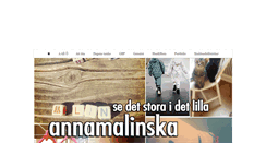 Desktop Screenshot of annamalinska.blogg.se