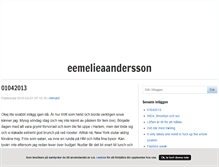 Tablet Screenshot of eemelieaandersson.blogg.se