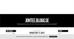 Desktop Screenshot of jontee.blogg.se