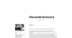 Desktop Screenshot of alexanderjessica.blogg.se
