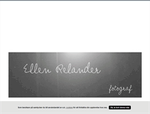 Tablet Screenshot of ellenrelander.blogg.se