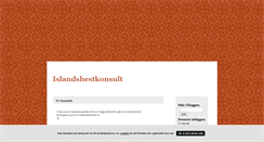 Desktop Screenshot of islandshestkonsult.blogg.se