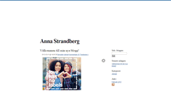 Desktop Screenshot of annastrandberg.blogg.se