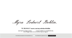 Desktop Screenshot of myras.blogg.se