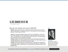 Tablet Screenshot of lhdressyr.blogg.se
