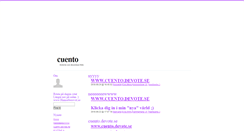 Desktop Screenshot of cuento.blogg.se