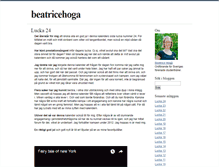 Tablet Screenshot of beatricehoga.blogg.se