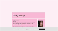 Desktop Screenshot of lawofbeauty.blogg.se