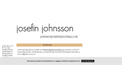 Desktop Screenshot of josefinjohnsson.blogg.se