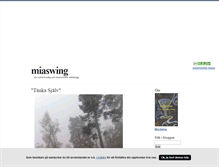Tablet Screenshot of miaswing.blogg.se