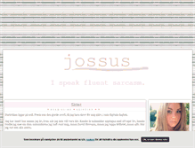 Tablet Screenshot of jossus.blogg.se