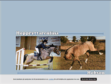 Tablet Screenshot of hoppryttarenlina.blogg.se