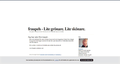 Desktop Screenshot of fraupels.blogg.se