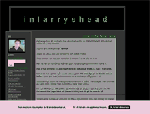 Tablet Screenshot of inlarryshead.blogg.se