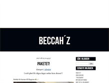 Tablet Screenshot of beccahz.blogg.se