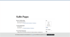 Desktop Screenshot of kallespappa.blogg.se