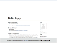 Tablet Screenshot of kallespappa.blogg.se