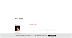 Desktop Screenshot of missjezzie.blogg.se