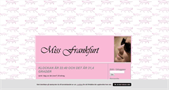 Desktop Screenshot of missfrankfurt.blogg.se