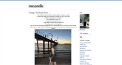 Desktop Screenshot of mssandie.blogg.se