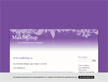 Tablet Screenshot of makingitup.blogg.se