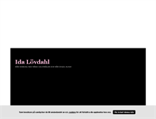 Tablet Screenshot of idalovdahl.blogg.se