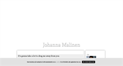 Desktop Screenshot of johannamalinen.blogg.se