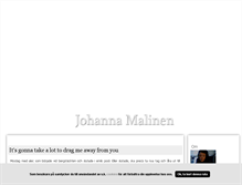 Tablet Screenshot of johannamalinen.blogg.se