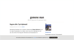 Desktop Screenshot of gemeneman.blogg.se