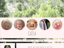 Tablet Screenshot of cajsen.blogg.se