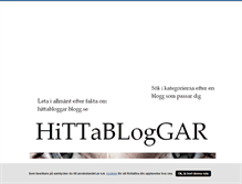 Tablet Screenshot of hittabloggar.blogg.se
