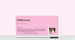 Desktop Screenshot of hallstensson.blogg.se