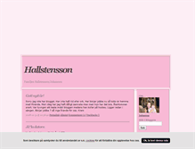 Tablet Screenshot of hallstensson.blogg.se