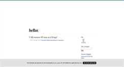 Desktop Screenshot of hellas.blogg.se