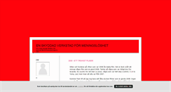Desktop Screenshot of nejnejnej.blogg.se