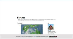 Desktop Screenshot of forsart.blogg.se