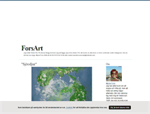 Tablet Screenshot of forsart.blogg.se