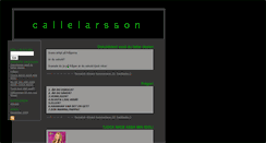 Desktop Screenshot of callelarsson.blogg.se