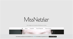 Desktop Screenshot of missnetzler.blogg.se