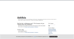 Desktop Screenshot of idafelizia.blogg.se