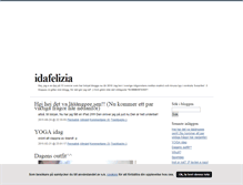 Tablet Screenshot of idafelizia.blogg.se